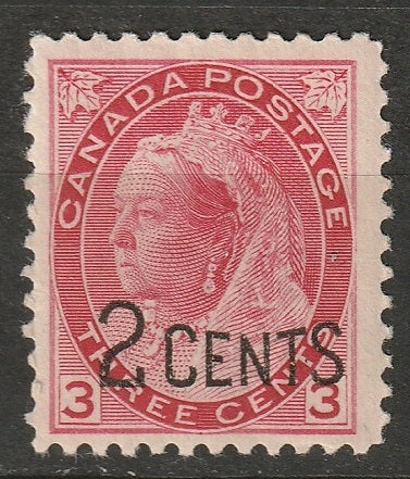 Canada 1899 Sc 88 MH* some disturbed gum