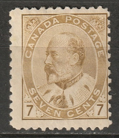 Canada 1903 Sc 92 MH* disturbed gum