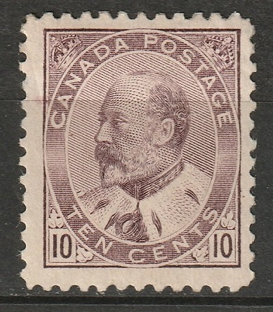 Canada 1903 Sc 93 MH* disturbed gum small thins