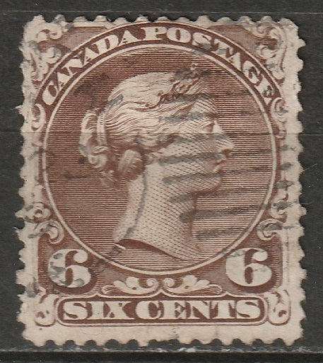 Canada 1868 Sc 27 used