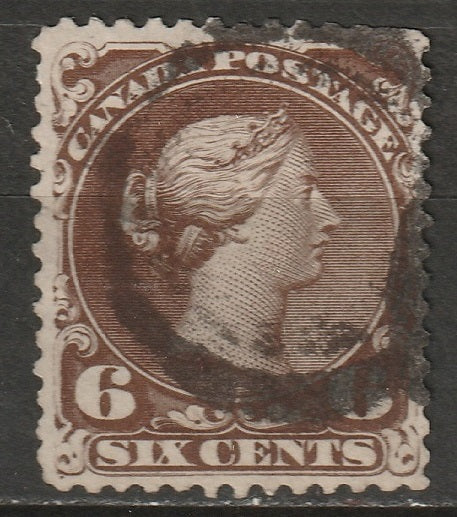 Canada 1868 Sc 27 used