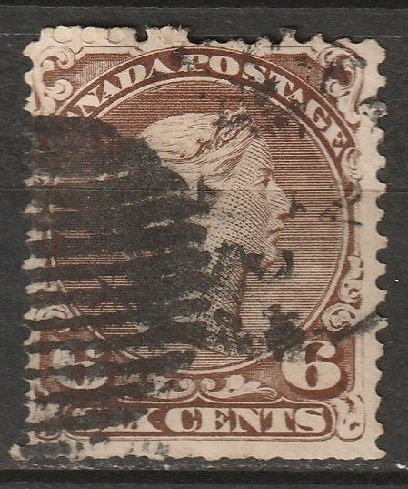 Canada 1868 Sc 27 used