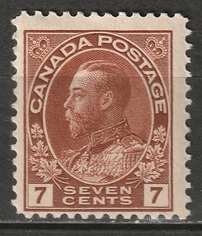 Canada 1911 Sc 114 MH* disturbed gum