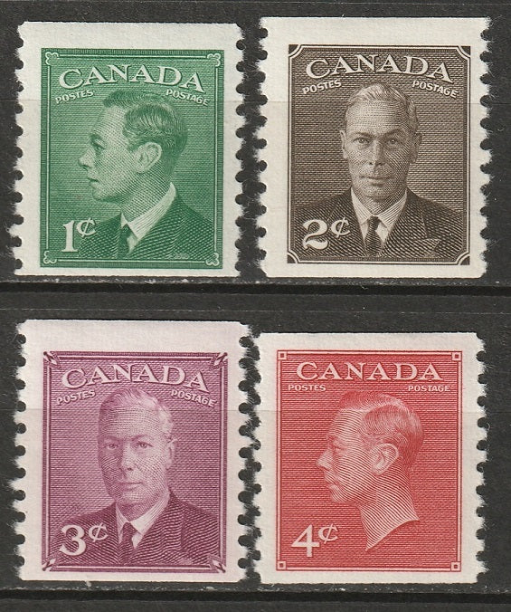 Canada 1950 Sc 297-300 coil set MLH*