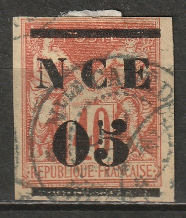 New Caledonia 1883 Sc 3 used CDS