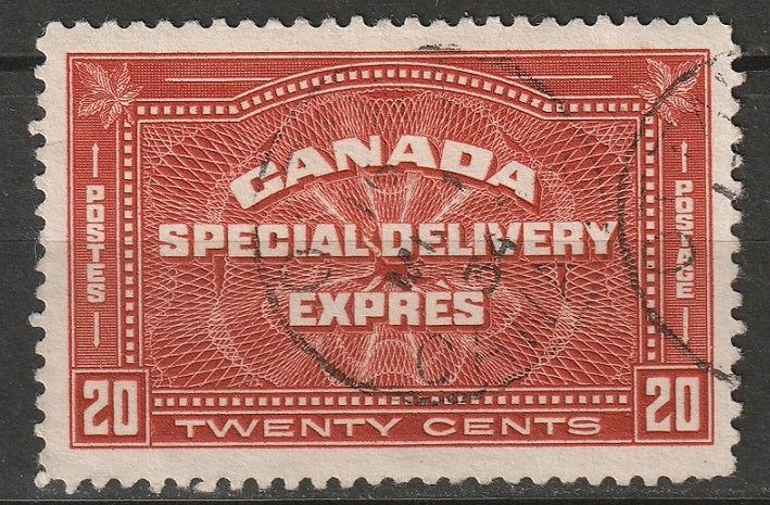 Canada 1930 Sc E4 special delivery used Ottawa CDS