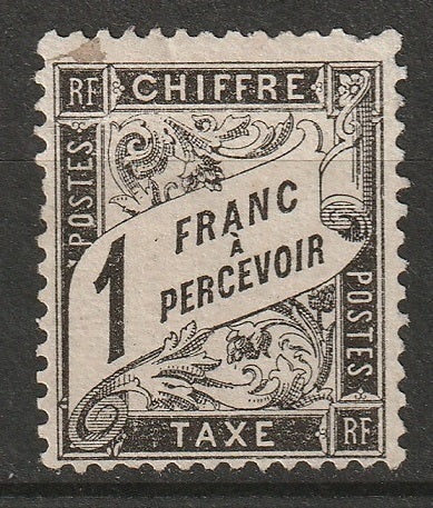 France 1882 Sc J23 postage due MNG small stain no hinge