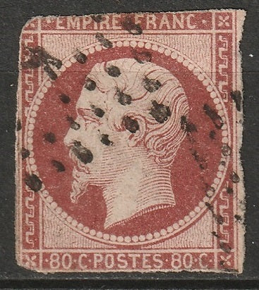 France 1854 Sc 20 used