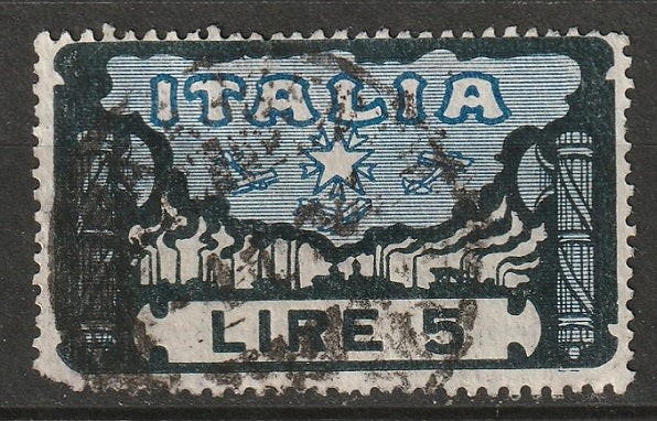 Italy 1923 Sc 164 used