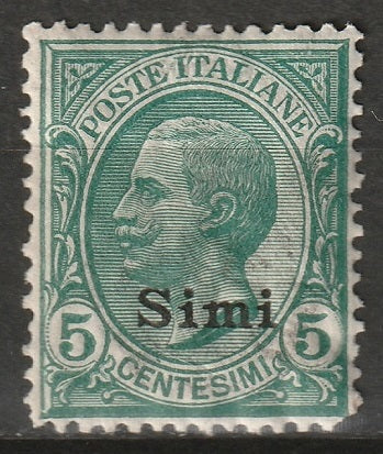 Italy Aegean Simi 1912 Sc 2 MH* crazed gum