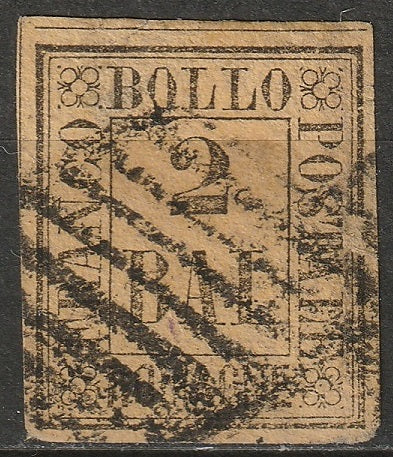 Italy Romagna 1859 Sc 3 used