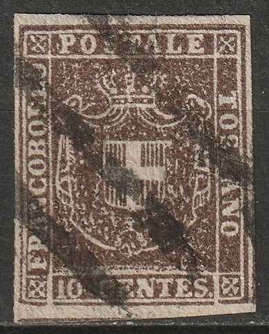 Italy Tuscany 1860 Sc 19 used