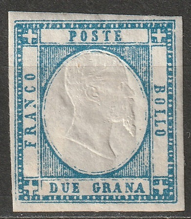 Italy Naples 1861 Sc 22 Two Sicilies MNG