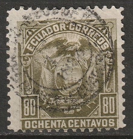 Ecuador 1887 Sc 22 used CDS