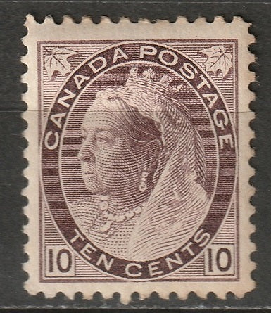 Canada 1898 Sc 83 MH* gum/perf toning