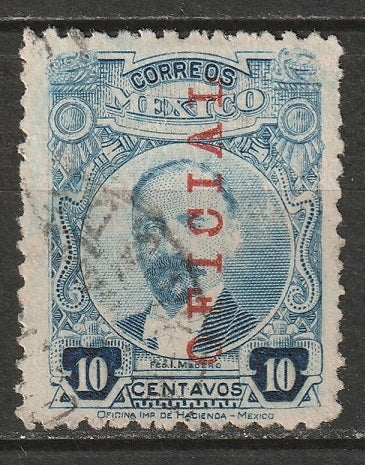 Mexico 1918 Sc O120 official used