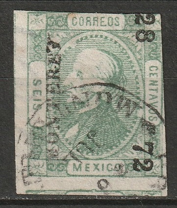 Mexico 1872 Sc 81 used Monterey overprint