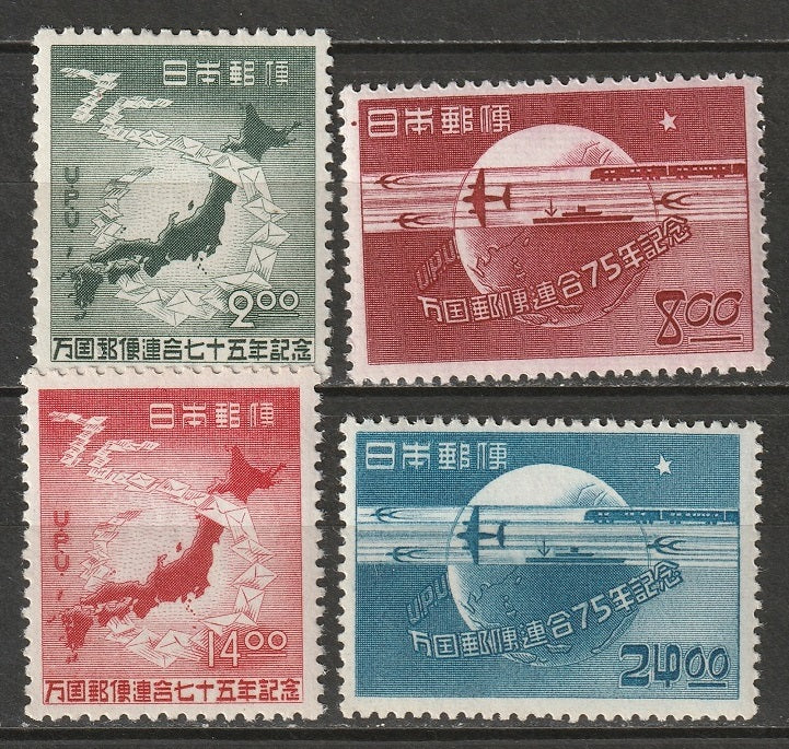 Japan 1949 Sc 474-7 set MLH*