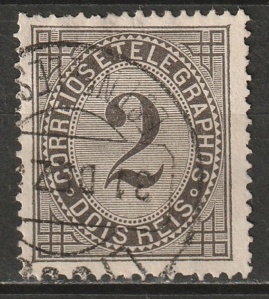 Portugal 1884 Sc 57a used perf 13.5