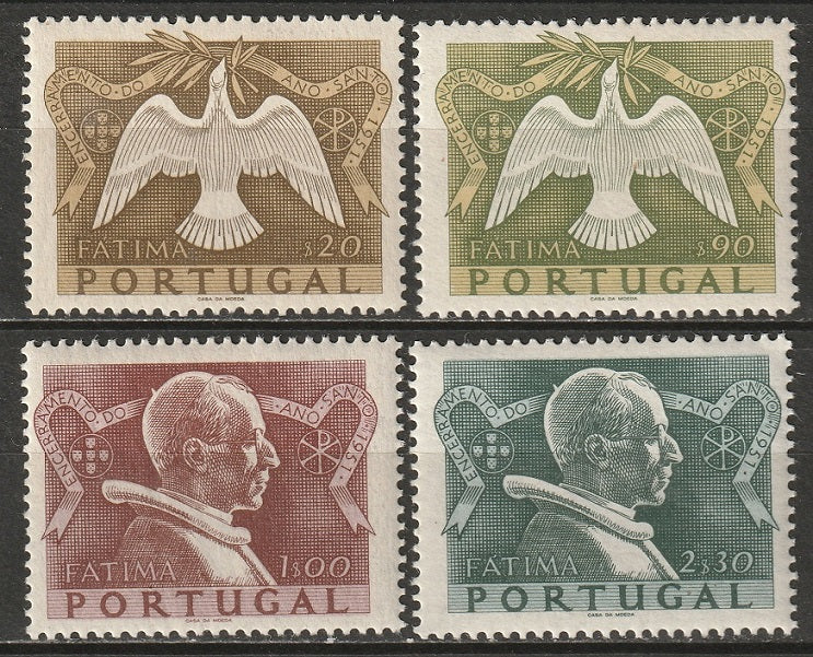 Portugal 1951 Sc 731-4 set MLH*