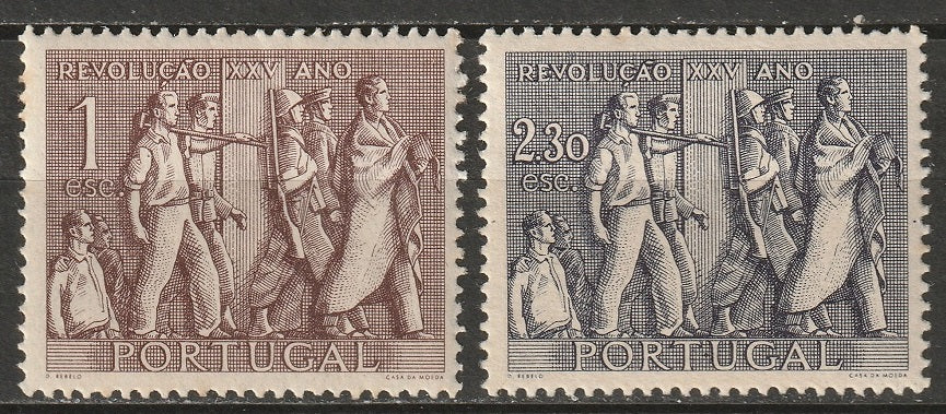 Portugal 1951 Sc 737-8 set MNH**