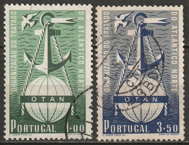 Portugal 1952 Sc 747-8 set used