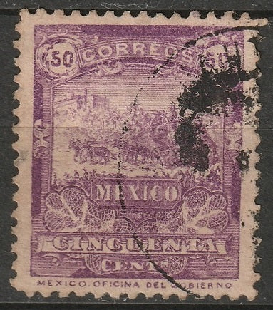 Mexico 1898 Sc 288 used toned