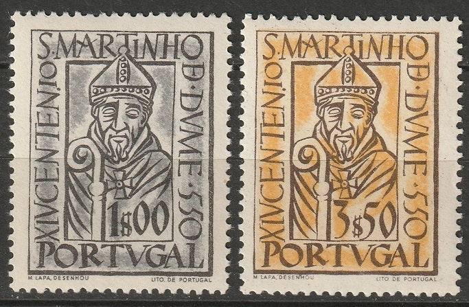 Portugal 1953 Sc 776-7 set MLH*