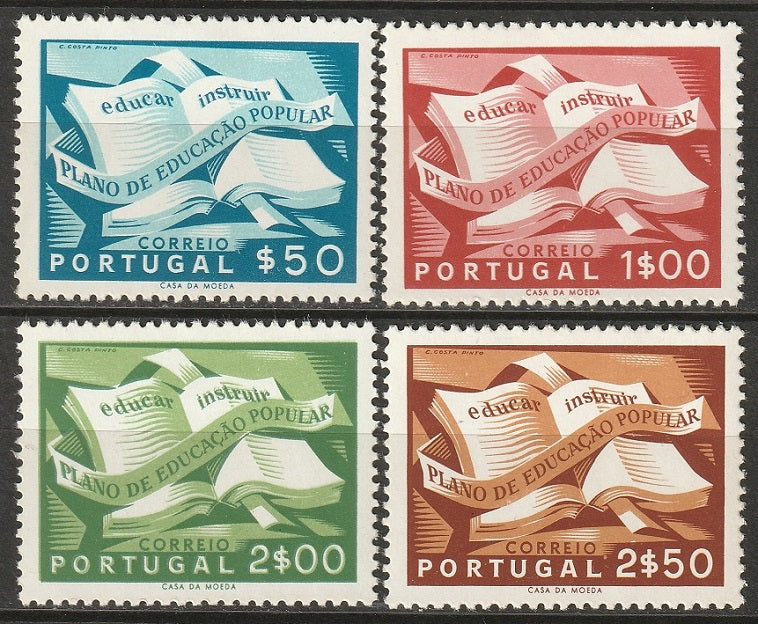 Portugal 1954 Sc 794-7 set MLH*