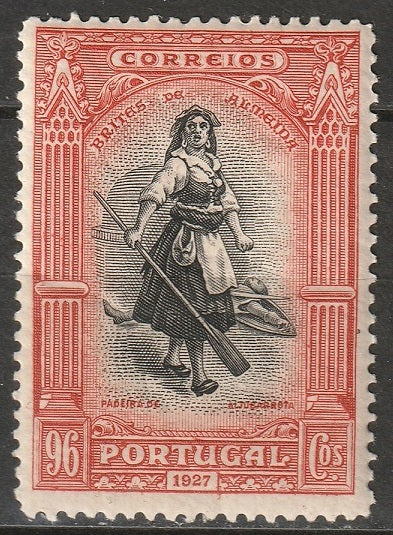 Portugal 1927 Sc 434 MNH** creased gum