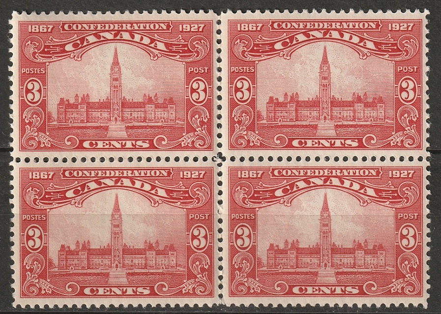 Canada 1927 Sc 143 block MLH*