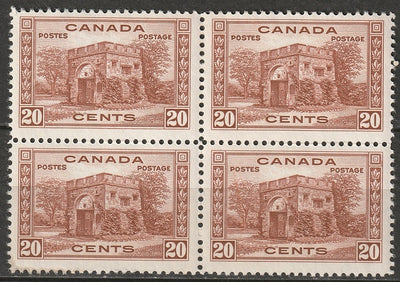Canada 1938 Sc 243 block MH*/MLH*