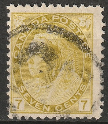 Canada 1902 Sc 81 used registered cancel