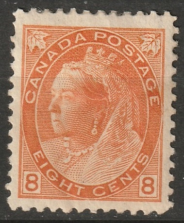 Canada 1898 Sc 82 MH* disturbed gum