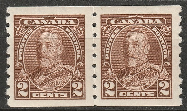 Canada 1935 Sc 229 coil pair MLH*