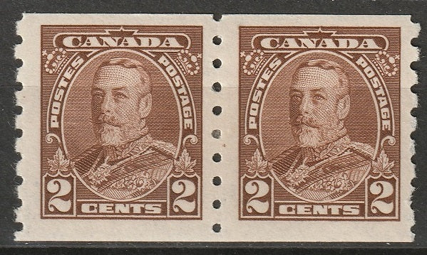 Canada 1935 Sc 229 coil pair MLH*