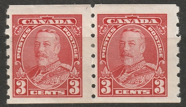 Canada 1935 Sc 230 coil pair MLH*