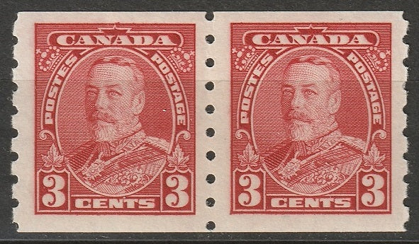 Canada 1935 Sc 230 coil pair MH*