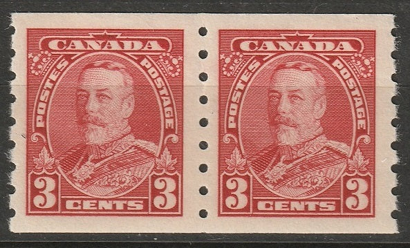 Canada 1935 Sc 230 coil pair MLH*