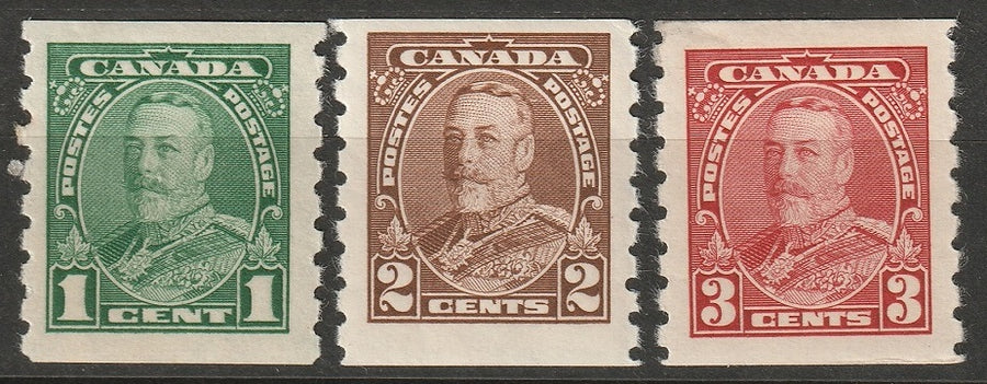 Canada 1935 Sc 228-30 coil set MH*