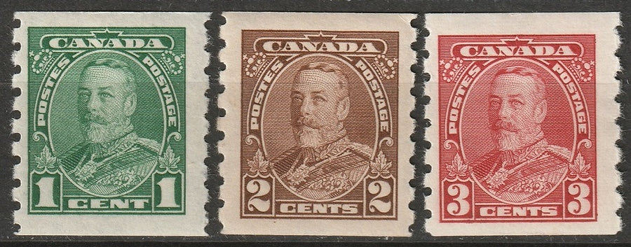 Canada 1935 Sc 228-30 coil set MH*