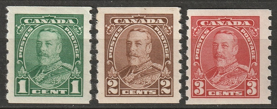 Canada 1935 Sc 228-30 coil set MH*