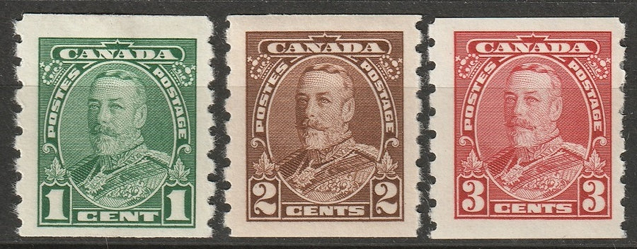 Canada 1935 Sc 228-30 coil set MH*