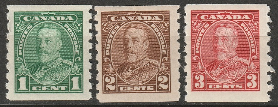 Canada 1935 Sc 228-30 coil set MLH*