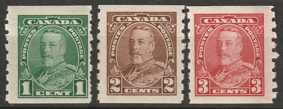 Canada 1935 Sc 228-30 coil set MH*