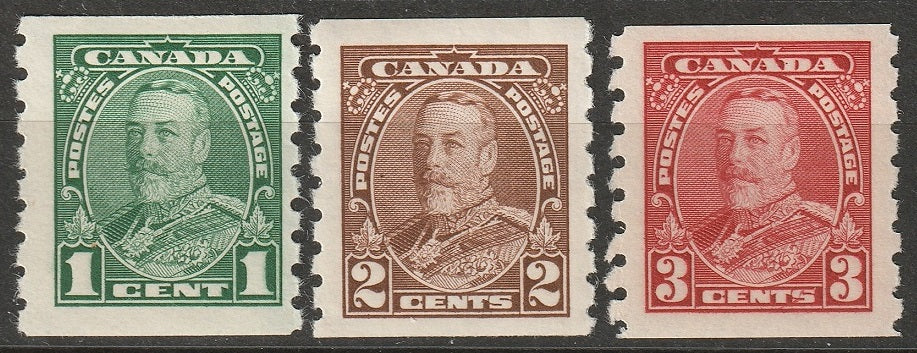 Canada 1935 Sc 228-30 coil set MLH*