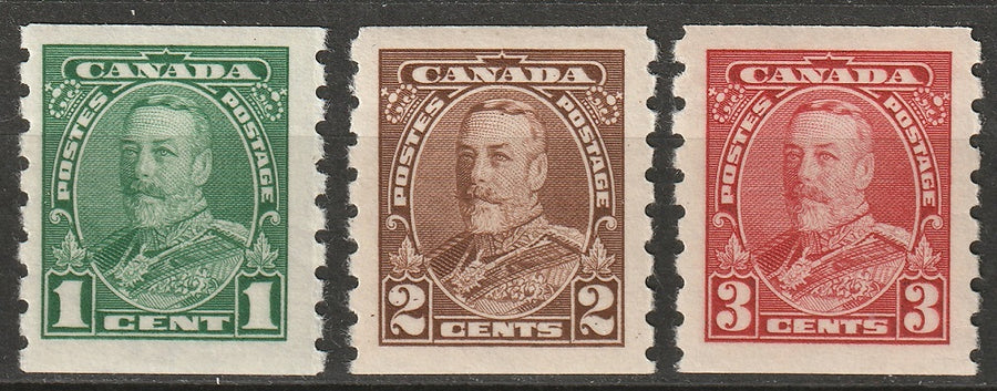 Canada 1935 Sc 228-30 coil set MH*