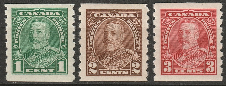 Canada 1935 Sc 228-30 coil set MH*