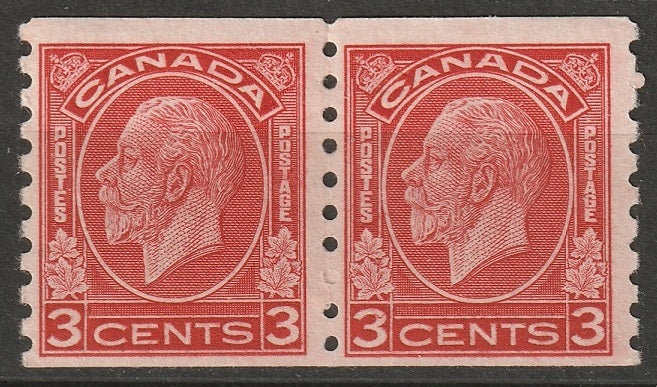 Canada 1933 Sc 207 coil pair MH*