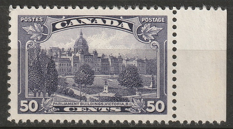 Canada 1935 Sc 226 MLH* margin single